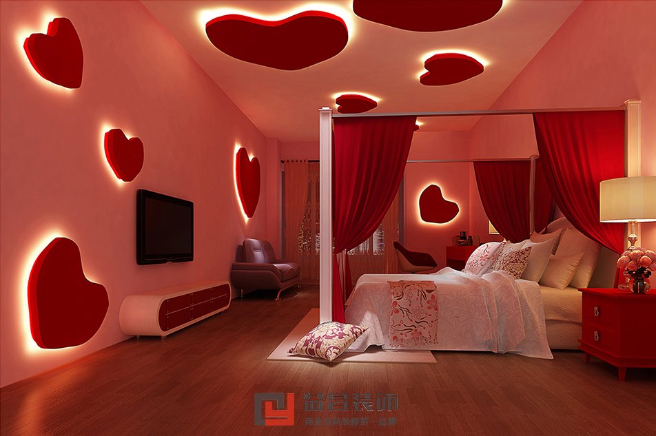 南昌情侣主题酒店装修效果图